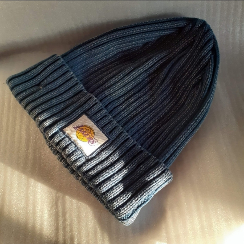 NEW ERA Los Angeles LA Lakers Ombre Ribbed knit beanie NEW, NWOT